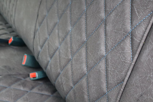 Distressed Blue C10 Bech Seat Cover