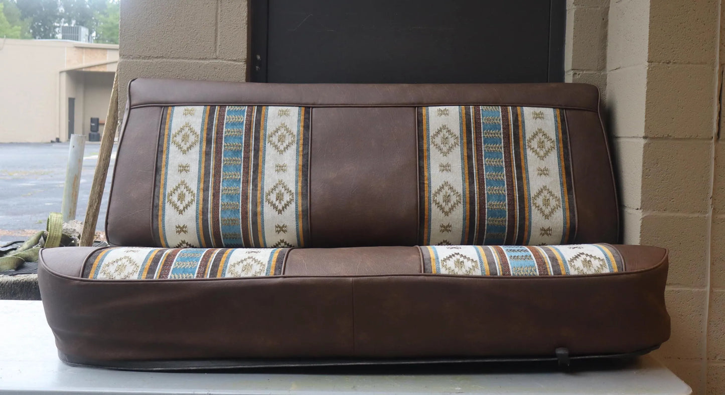 C10 Brown tribal seat cover
