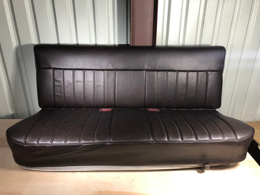 Pleated bench seat covers