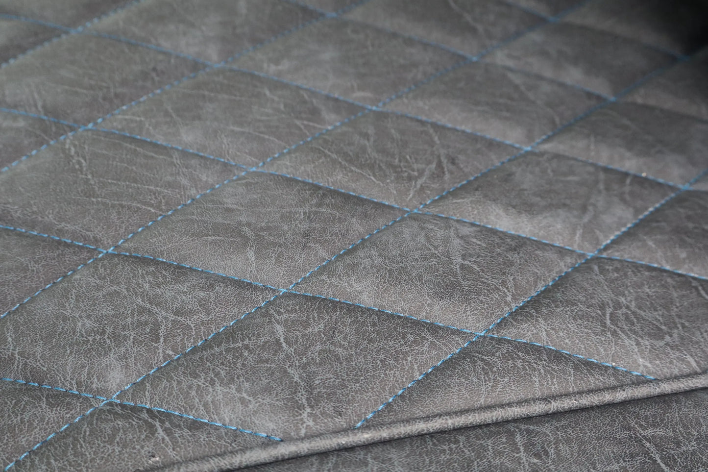Distressed Blue C10 Bech Seat Cover
